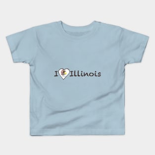 I Love Illinois Kids T-Shirt